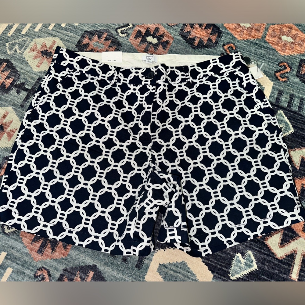 Brand new Crown and Ivy shorts. Blue and white.